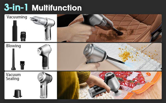 3-in-1 Handheld Vacuum Cleaner Bundle