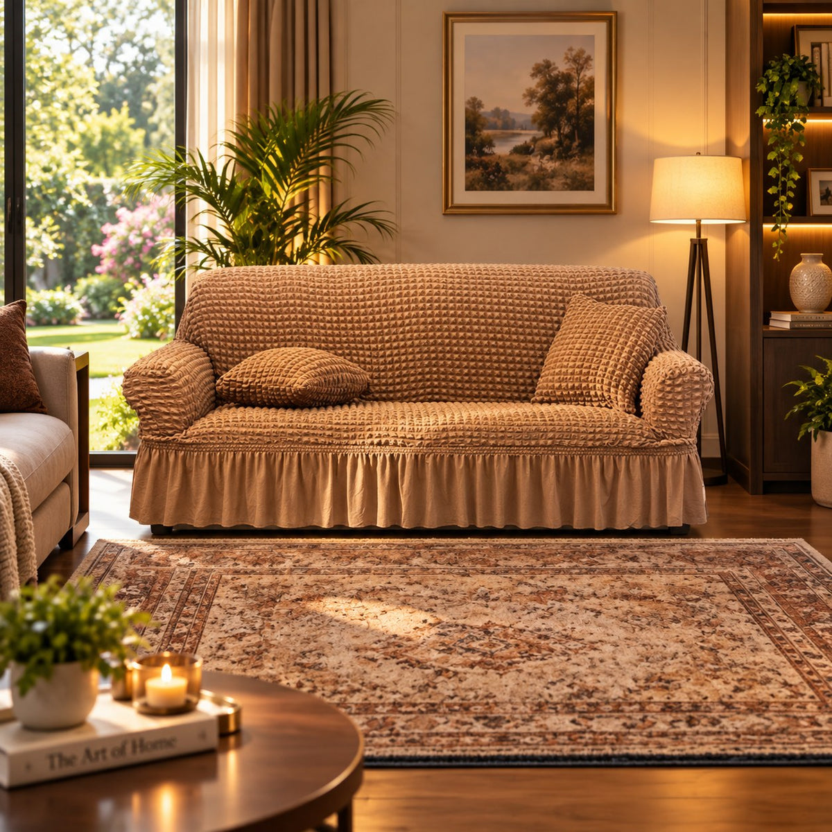 Persian Sofa Cover - Copper