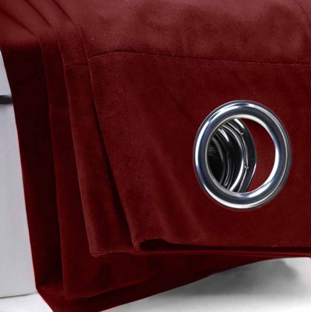 PREMIUM VELVET CURTAIN - MAROON