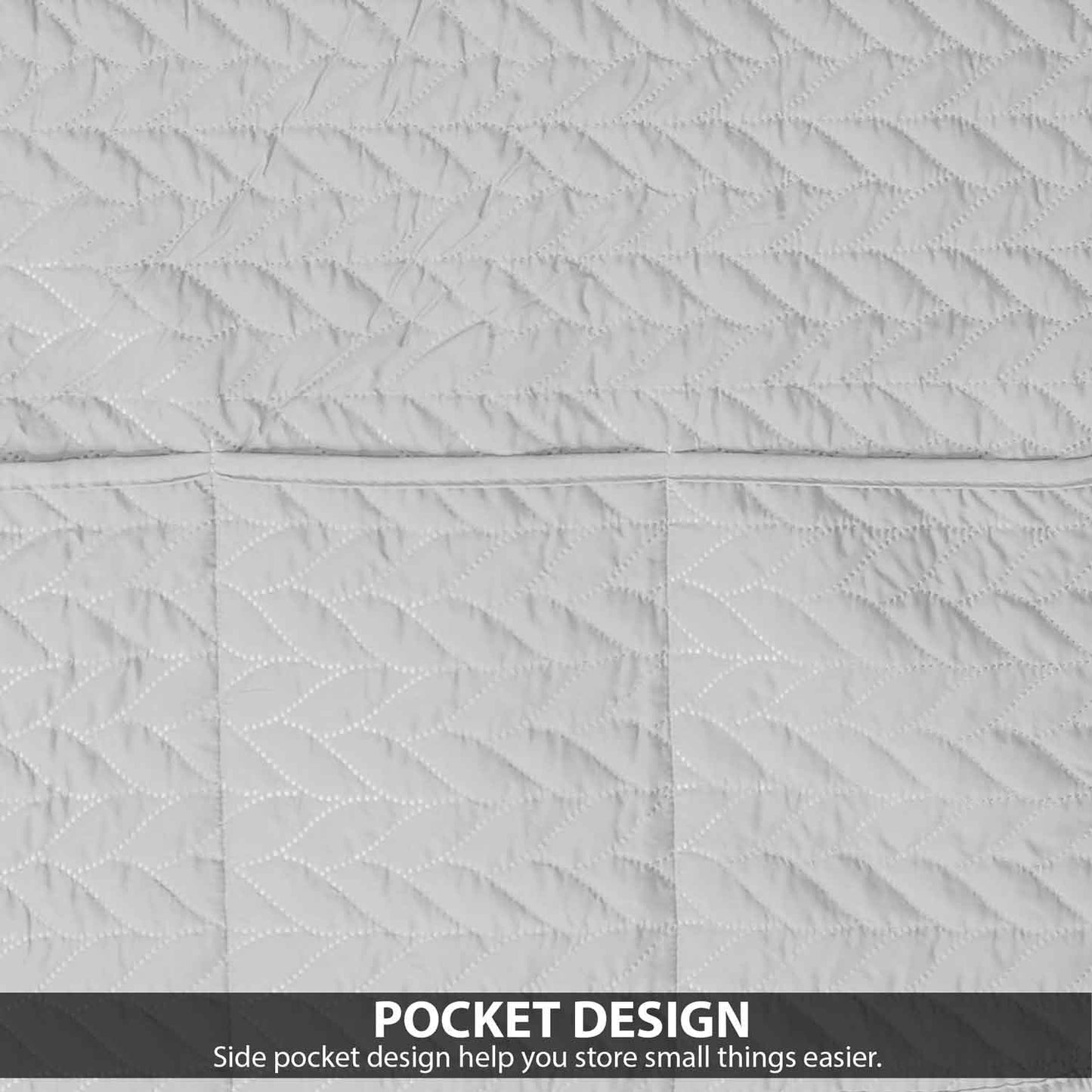 Ultrasonic Fridge Cover - Silver Grey