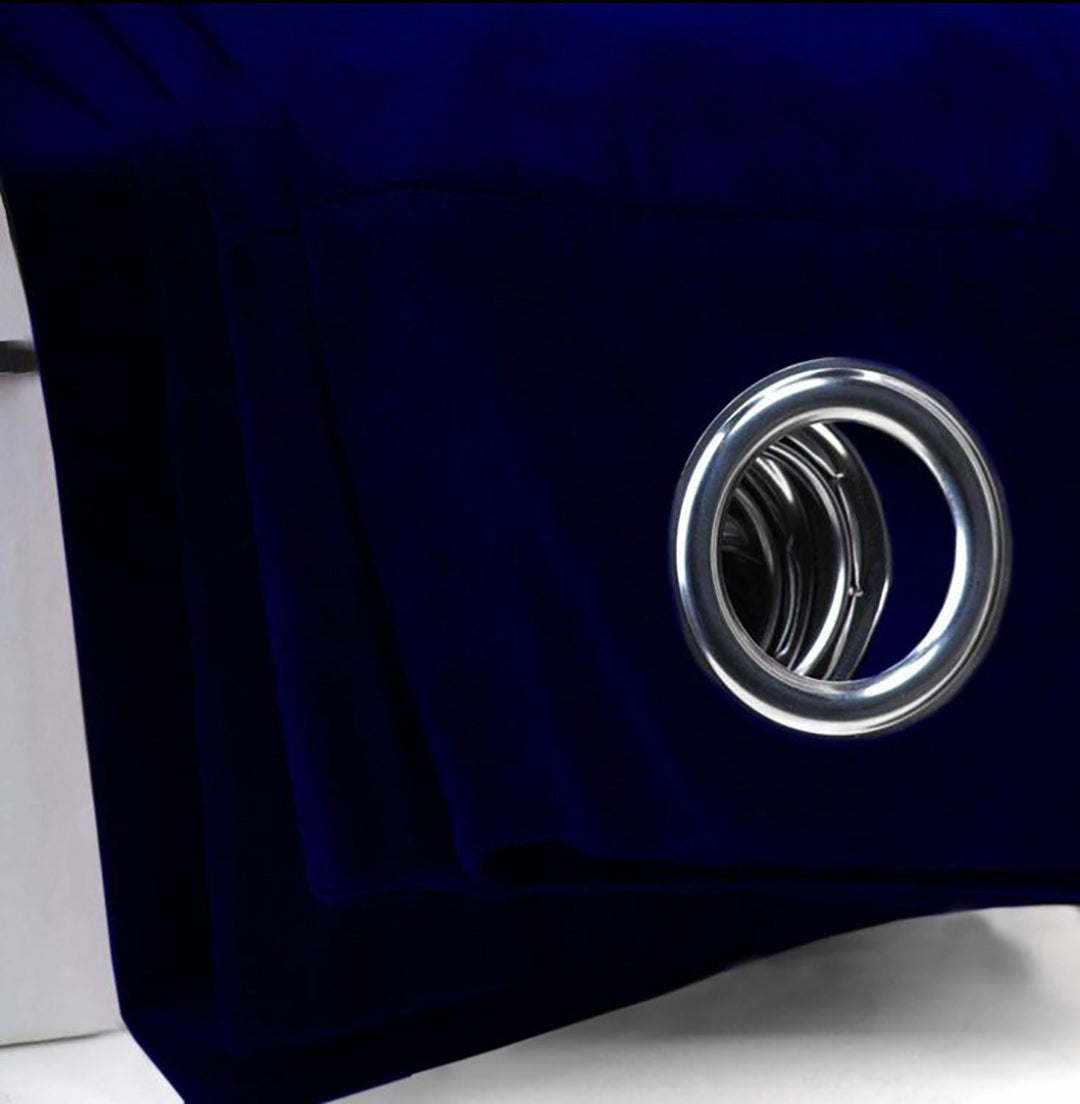 PREMIUM VELVET CURTAIN - BLUE