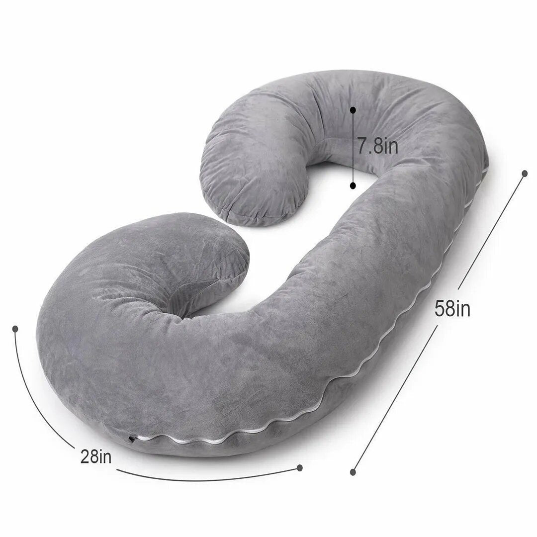 Pregnancy Support Pillow / Maternity Pillow / Sleeping Support Pillow Sky Blue