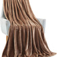 Super Soft 240 GSM Micro Fleece AC Blanket - Coffee