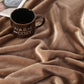 Super Soft 240 GSM Micro Fleece AC Blanket - Coffee