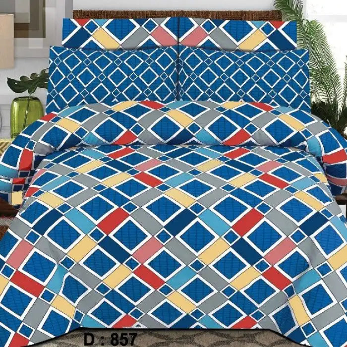 3 Pcs Bedsheet - Purity