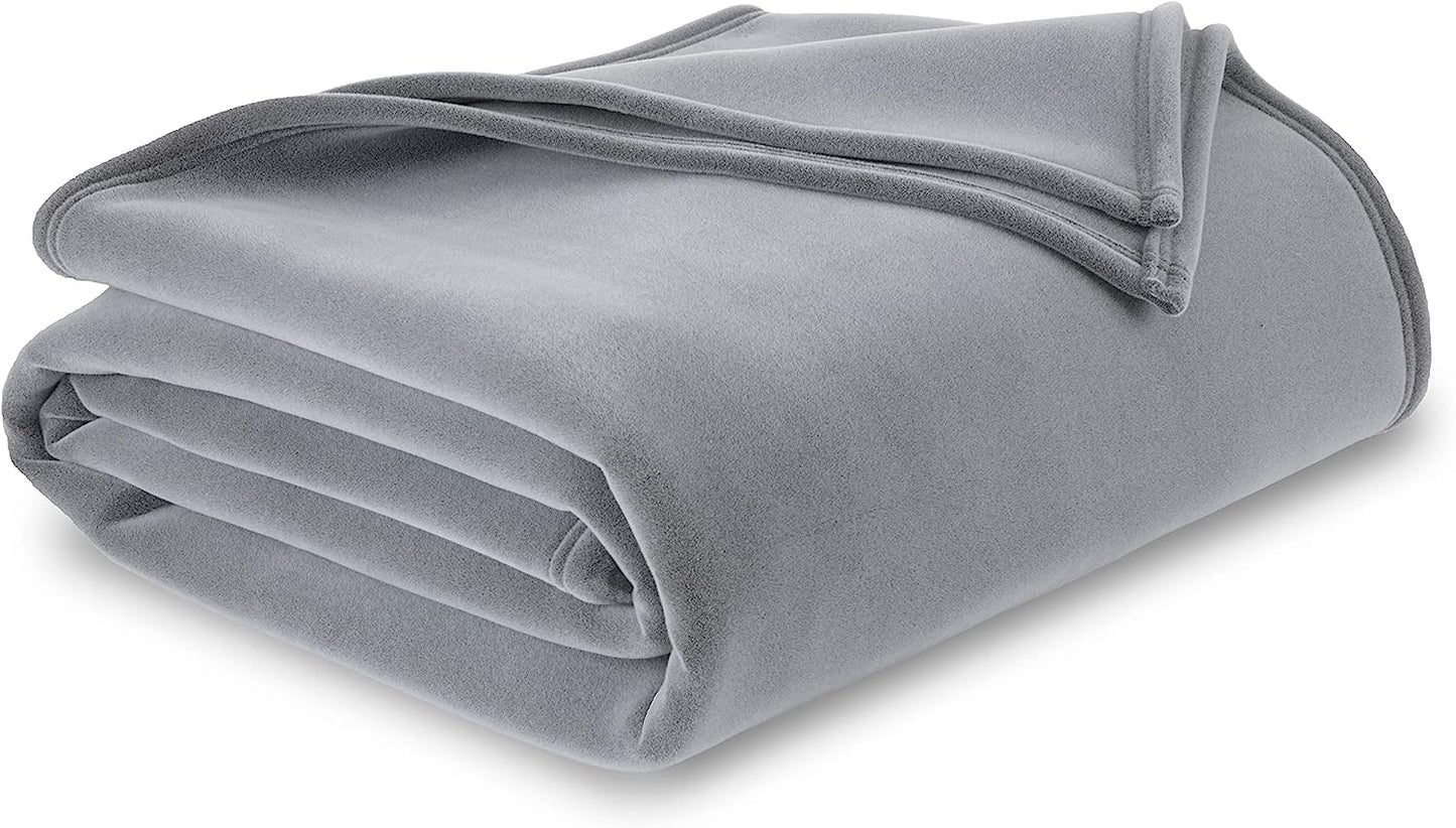 Super Soft 240 GSM Micro Fleece AC Blanket - Grey