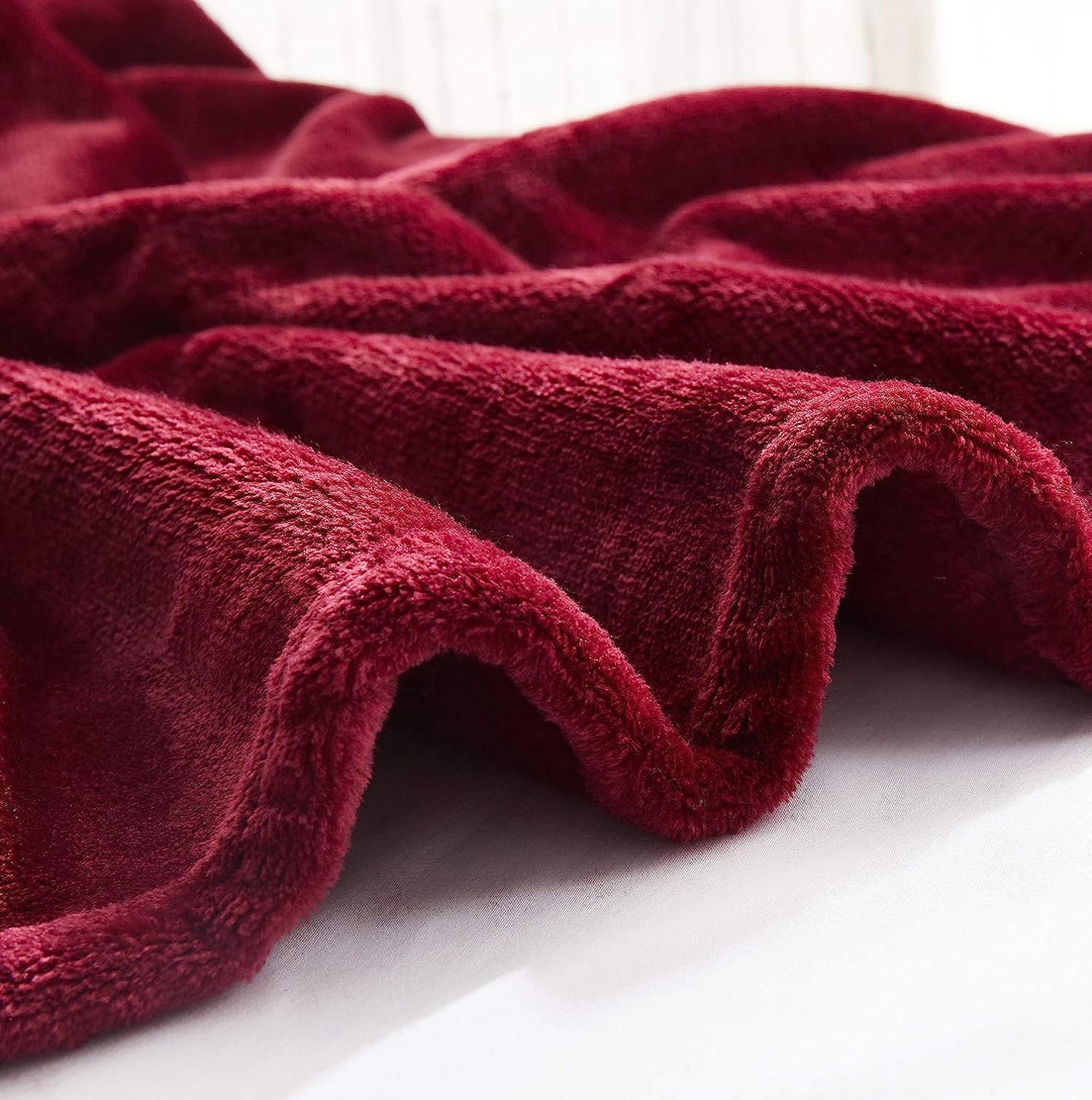 Super Soft 240 GSM Micro Fleece AC Blanket - Burgundy