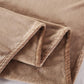 Super Soft 240 GSM Micro Fleece AC Blanket - Coffee