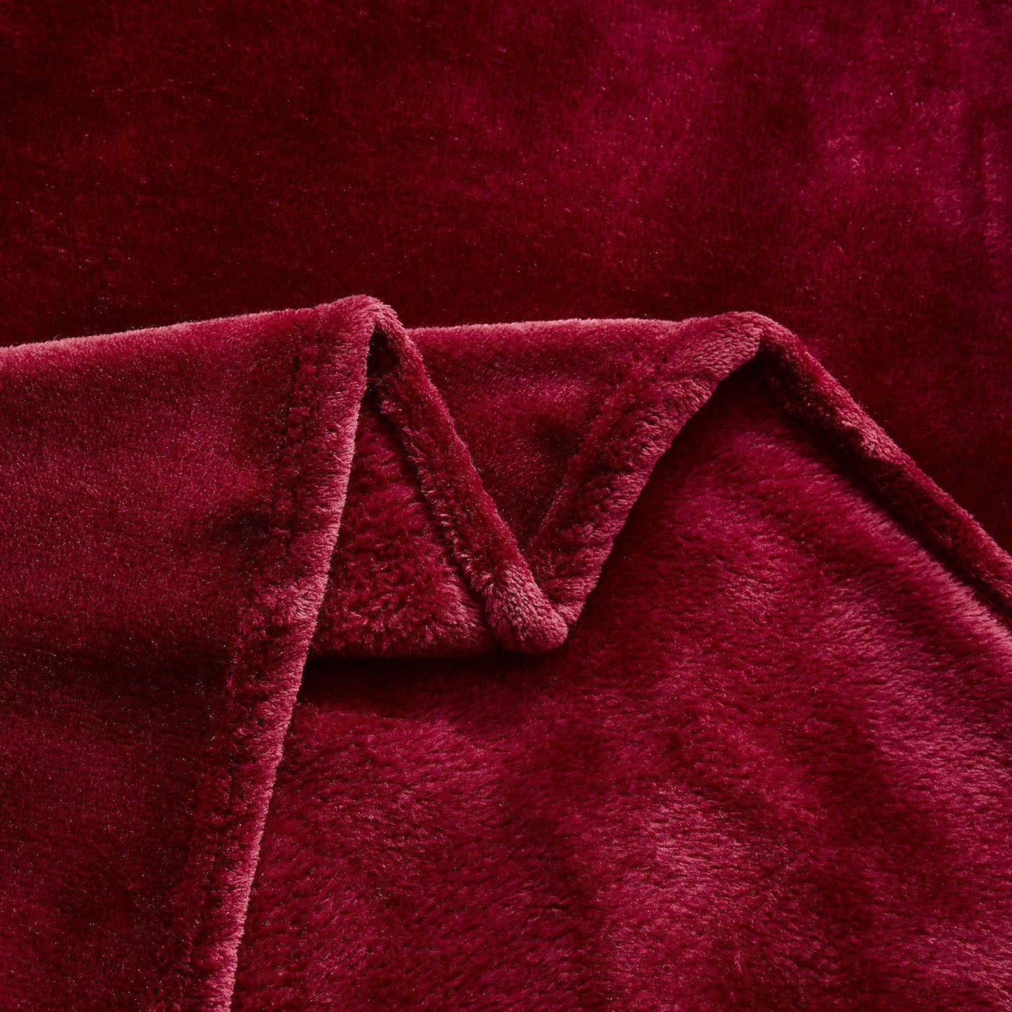 Super Soft 240 GSM Micro Fleece AC Blanket - Burgundy