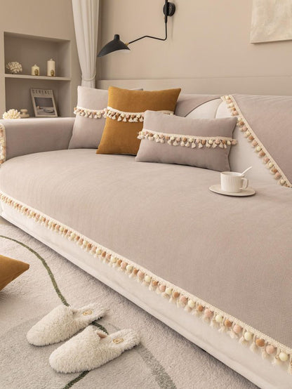 Couch Cover/Sofa Covers, Anti Slip Sofa Slipcover (Mouse Skin)