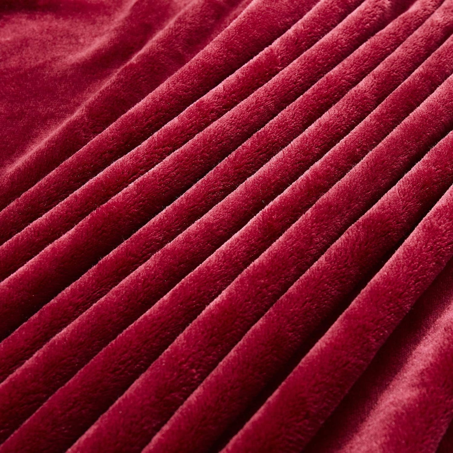 Super Soft 240 GSM Micro Fleece AC Blanket - Burgundy