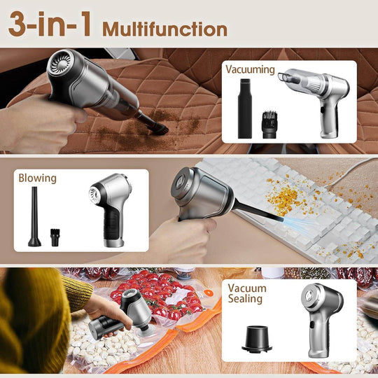 3-in-1 Handheld Vacuum Cleaner Bundle