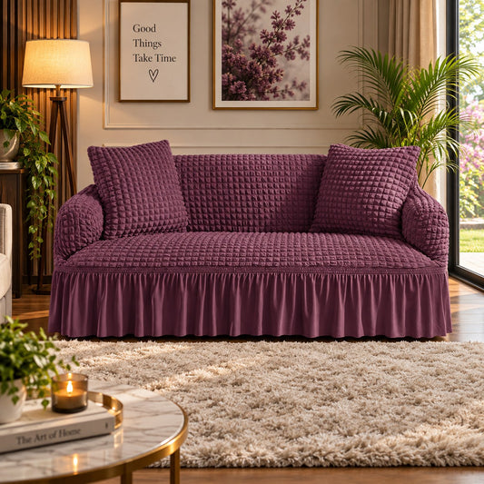 Persian Sofa Cover - Purple