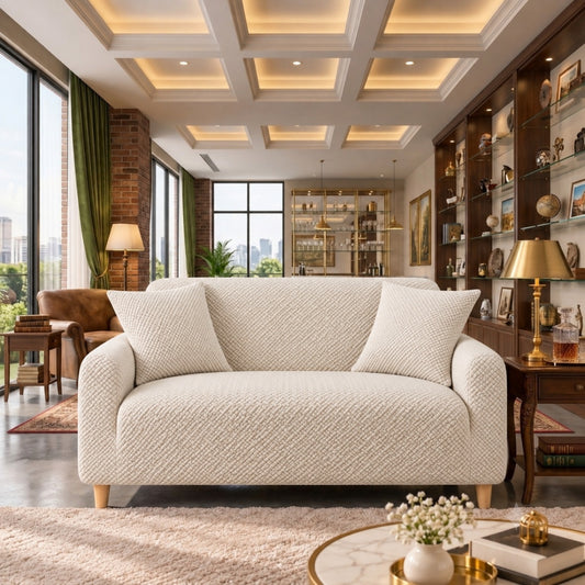 New Royal Wave Sofa Cover - Skin