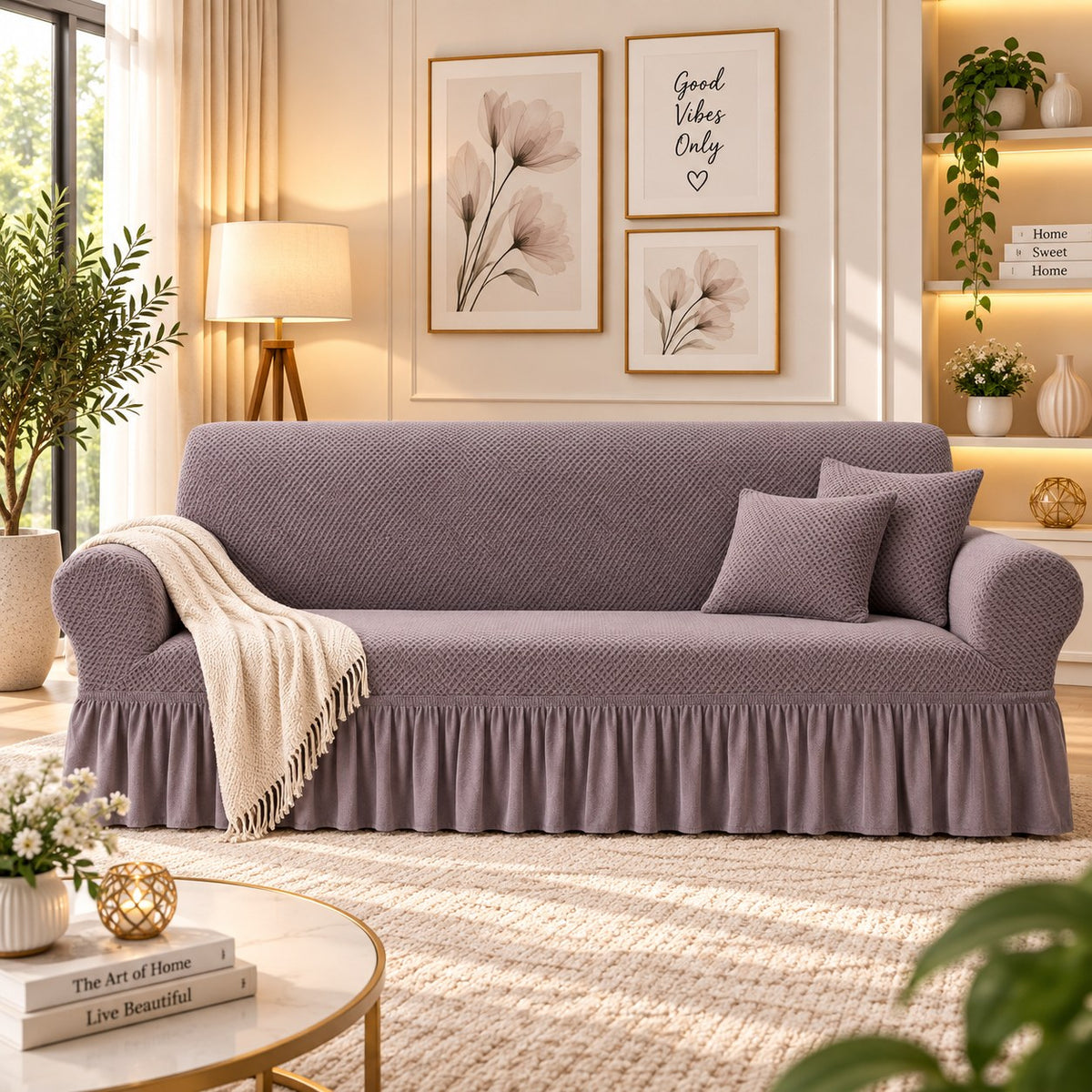 Turkish Style Sofa Cover - Mouse Skin