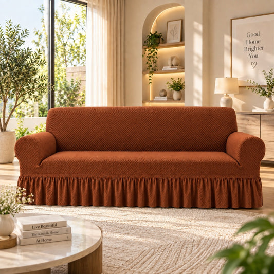 TURKISH STYLE SOFA COVER - COPPER